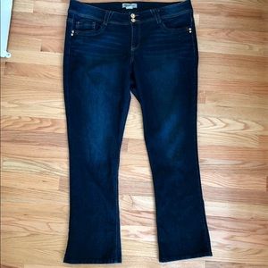 Plus size - Democracy Dk Wash Bootcut Jeans Sz20
